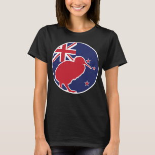 Camiseta Nova Zelândia Kiwi New Zealander National Fla