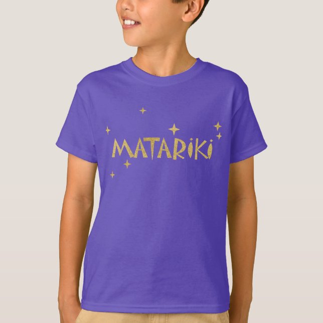 Camiseta Nova Zelândia Maori - Estrelas Matariki 2  (Frente)