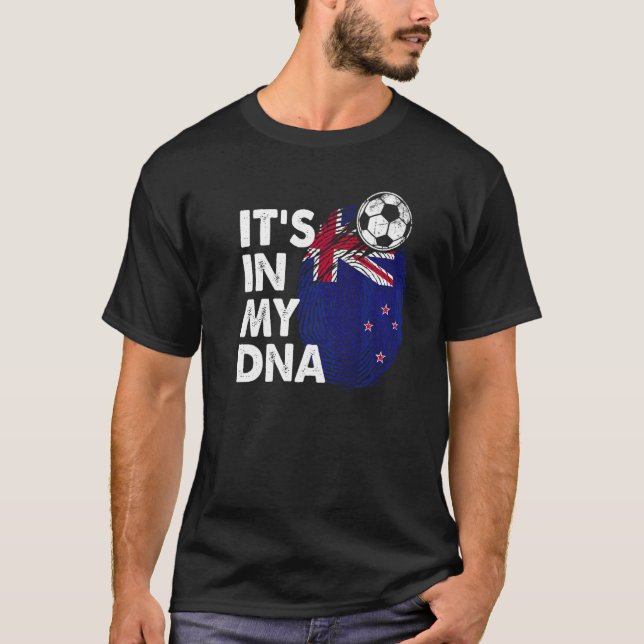 Camiseta Nova Zelândia No Meu Dna New Ze, Equipe De Sinaliz (Frente)