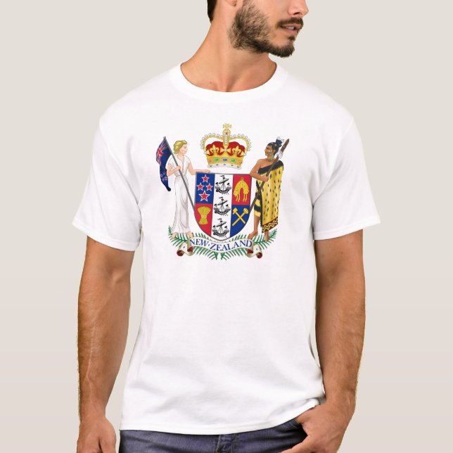 Camiseta Nova Zelândia NZ (Frente)