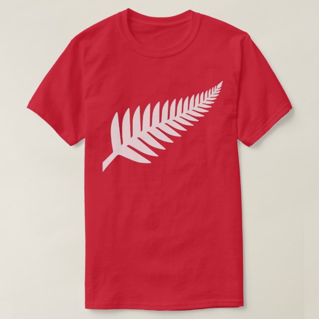 Camiseta Nova Zelândia Silver Fern NZ Black Orud Kiwi Rugby (Frente do Design)
