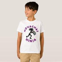 Novachat Ninja caçoa o t-shirt