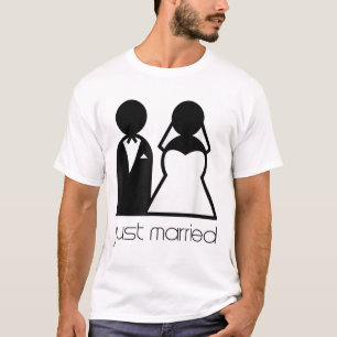 Camiseta Novamente, Noiva Correspondente E Recem casados De