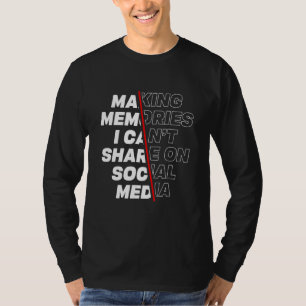 Camiseta Novas Memórias De fazer Para Diversão Não Para As