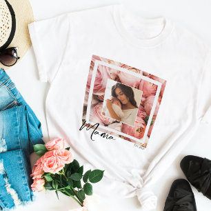 Camiseta Novas Rosas Rosa-Mãe Fotografias T-Shirts