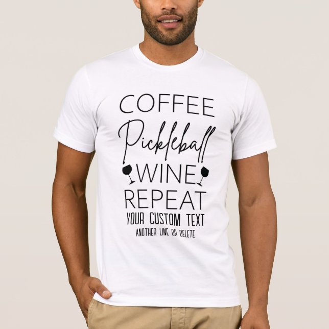 Camiseta Novato de Vinho de Café Engraçado (Frente)