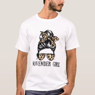 Camiseta Novato Rapariga Sangrando Mulheres Soltas L