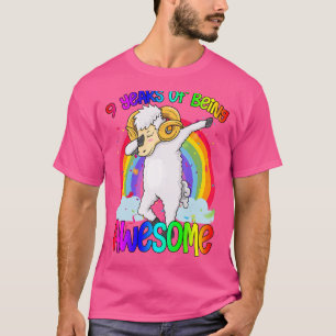 Camiseta Nove Anos De Idade Cabra De Aniversário Bbing Incr