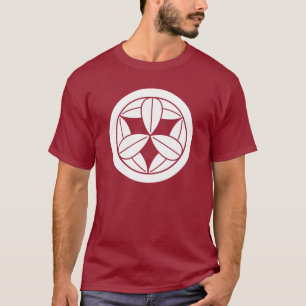 Camiseta Nove folhas de bambu em círculo