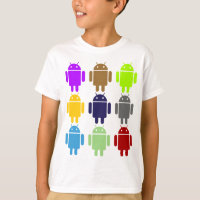 Nove inseto Droids (humor múltiplo das cores do