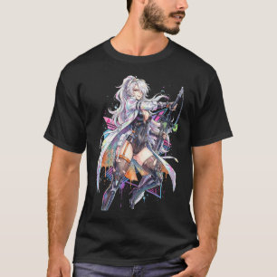 Camiseta Nove Mercenário da Espada Maciça Caos Zero Pesadel