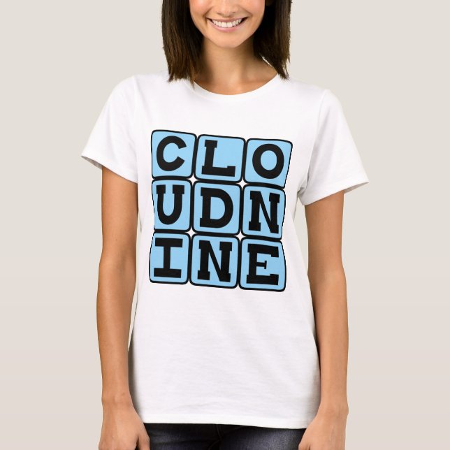 Camiseta Nove Nuvens, Sentindo-se Ótimo (Frente)