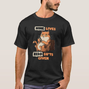 Camiseta NOVE VIDAS Gato Kitten