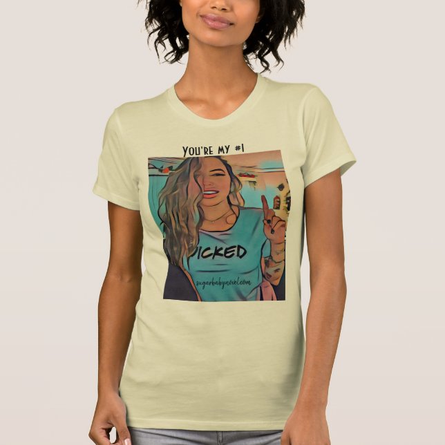 Camiseta Novela MACIA T 2 do bebê do açúcar (Frente)