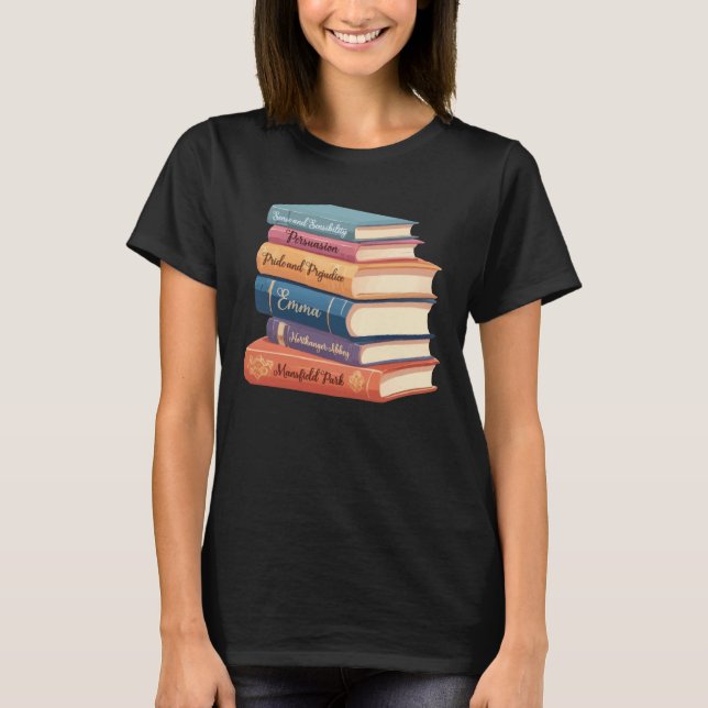 Camiseta Novelas de Jane Austen VII (Frente)