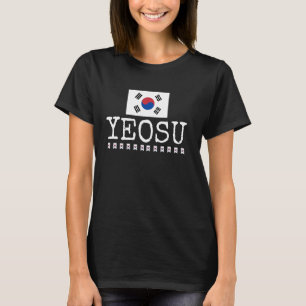 Camiseta Novelty Cidade do Yeosu Coreia do Sul, Viagem de F