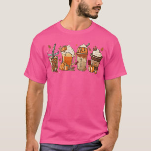 Camiseta Novelty Coffee Lover Fall Thanksgiving Halloween A