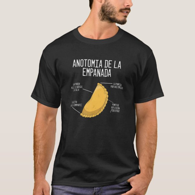 Camiseta Novelty Empanada Sandwiches Argentina Cuis Espanho (Frente)