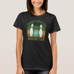 Camiseta Novelty Funny Dez Pinos Bowlers Equipe Turcos
