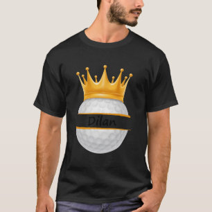 Camiseta Novelty Golf Personalizado Nome Dilan Pai Esportiv