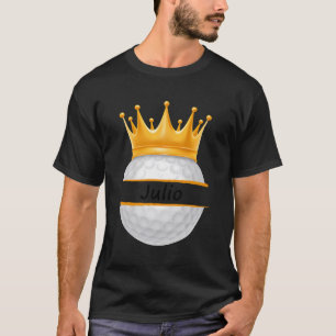 Camiseta Novelty Golf Personalizado Nome Julio Pai Esporte