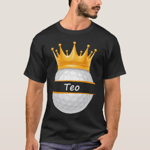 Camiseta Novelty Golf Personalizado Nome Teo Sports Pai