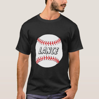 Camiseta Novelty Personalized Name Lance Sports Celebration