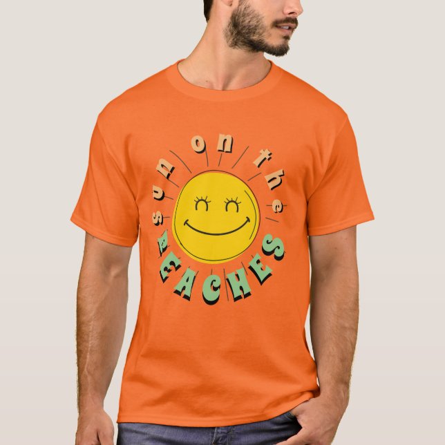 Camiseta Novelty Summer Vacation SON on the BEACHES (Frente)