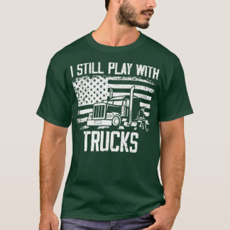 Camiseta Novelty Vintage Driving Automobile Pickup Truck En