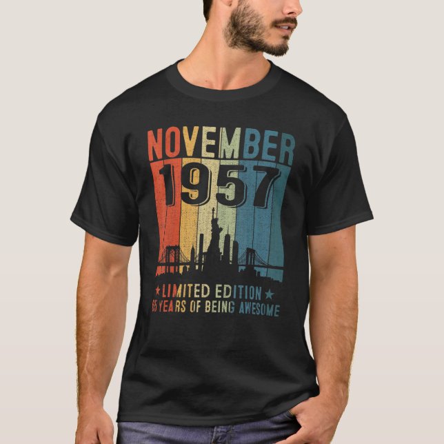 Camiseta Novembro De 1957, 65 Anos De Espetacular 65 Anos D (Frente)