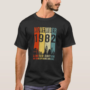 Camiseta Novembro De 1982 40 Anos De Incrível