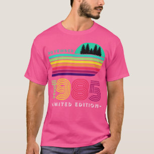 Camiseta Novembro de 1985 Edição limitada Feliz Aniversário