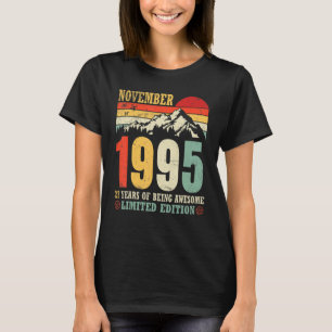 Camiseta Novembro De 1995, 27 Anos De Being Awmanutenção Lt