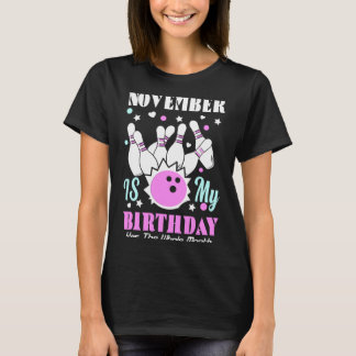 Camiseta Novembro É Aniversário O Mês Todo Divertido