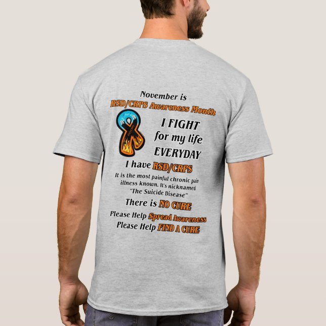 Camiseta Novembro...Eu Luto (Verso)