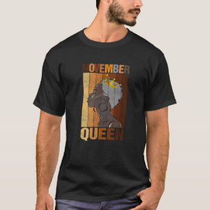 Camiseta Novembro Rainha Birthday African American Black Wo