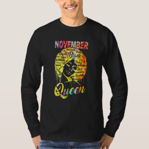 Camiseta Novembro Rainha Negra Mulher Negra Afro-Africana C