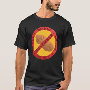 Camiseta Novembro Sem Masturbação Permaneça Forte NNN Meme 