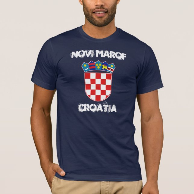 Camiseta Novi Marof, Croácia com casaco de armas (Frente)