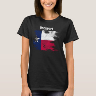 Camiseta Novidade do Design Clássico Rockport Texas