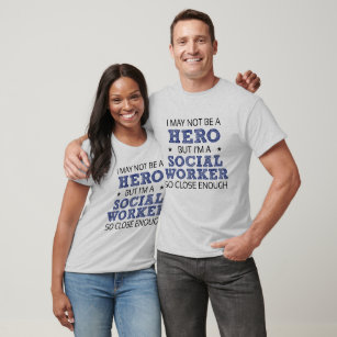 Camiseta Novidade do Humor Herói do Trabalhador Social