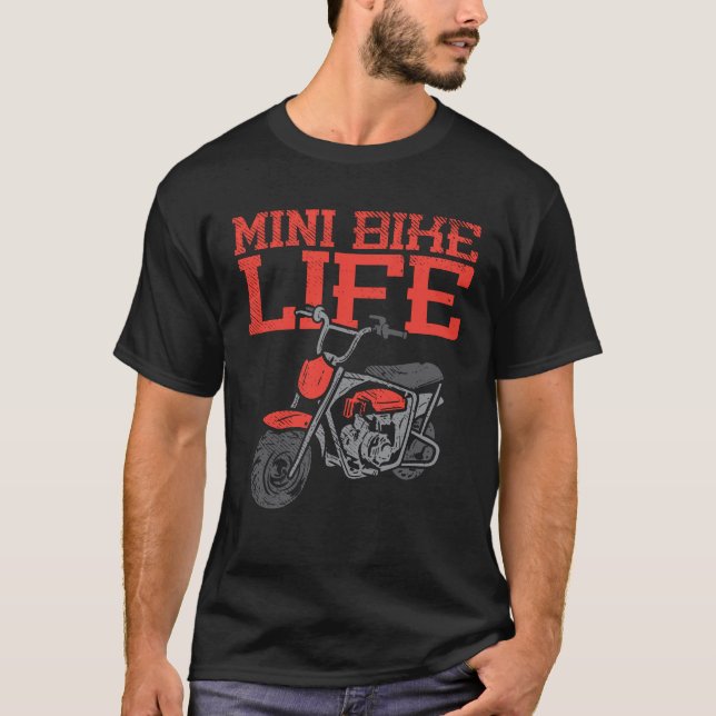 Camiseta Novidade do Motociclista Mini Bike Life (Frente)