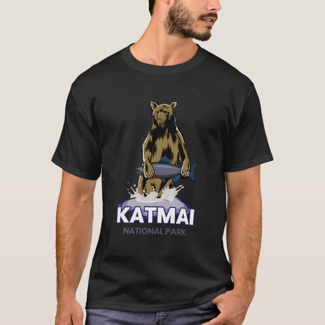 Camiseta Novidade do Parque Nacional Katmai (Frente)
