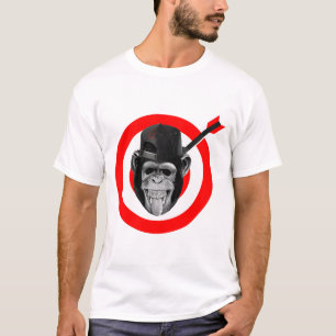 Camiseta Novidade engraçada Design de MACACOS