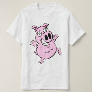Camiseta Novidade engraçada do PIG WIGGLE