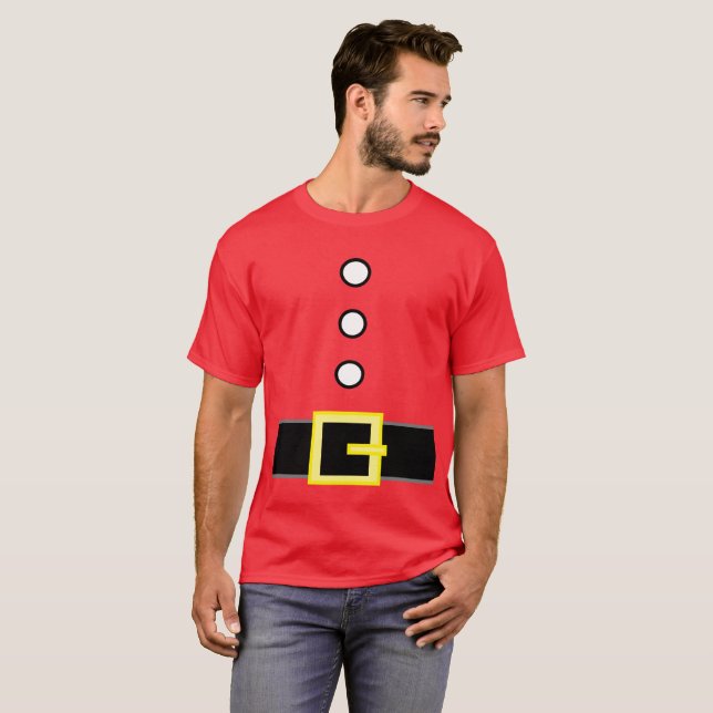 Camiseta Novidade engraçada PAPAIS NOEIS de Natal ELF SUIT  (Frente Completa)