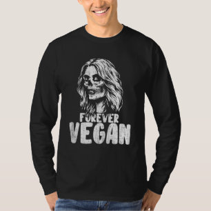 Camiseta Novidade Vegetariana para sempre Vegan Legal do Cr