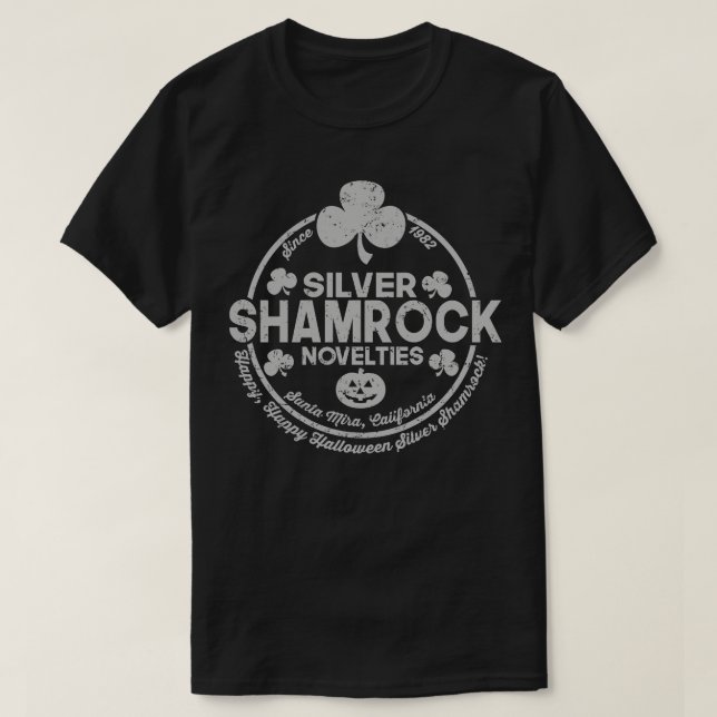 Camiseta Novidades do Silver Shamrock (Frente do Design)