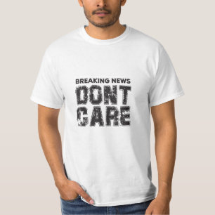 Camiseta novidades: não se importe