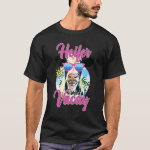 Camiseta Novilha Precisa de Férias Menina da Fazenda de Va